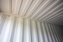40ft New Container - Interior Ceiling View