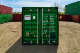 40ft Used Container - Side Angle View