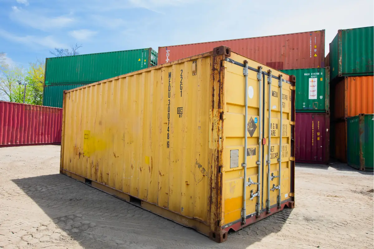 20ft Used Container - Front Exterior View
